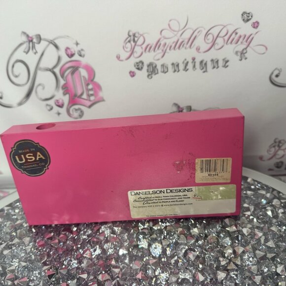 Decor wooden sign Hello my name is trouble white pink cute funny y2k home decor - Picture 6 of 8